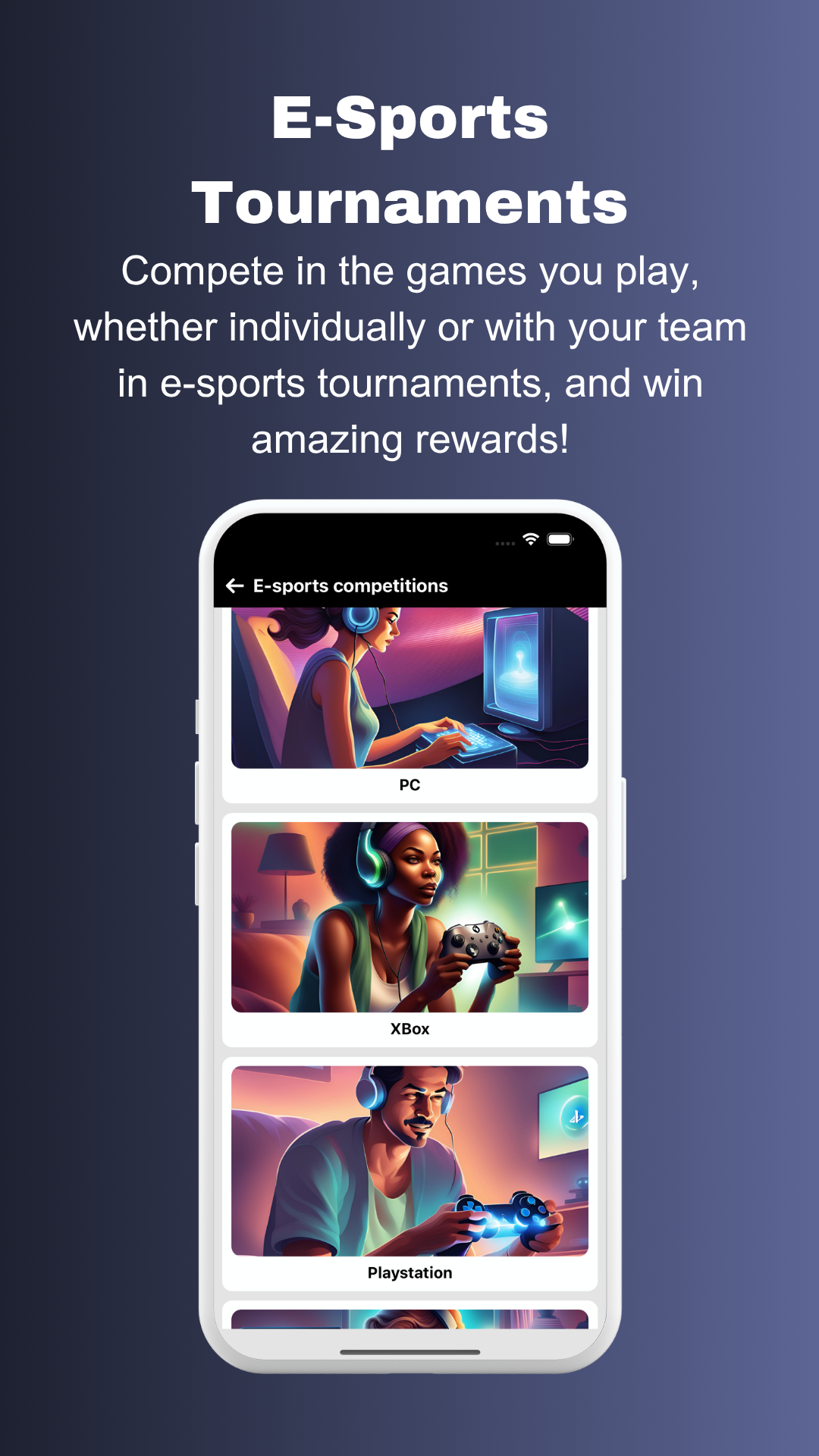 ArenaX app screenshot 4 (English)