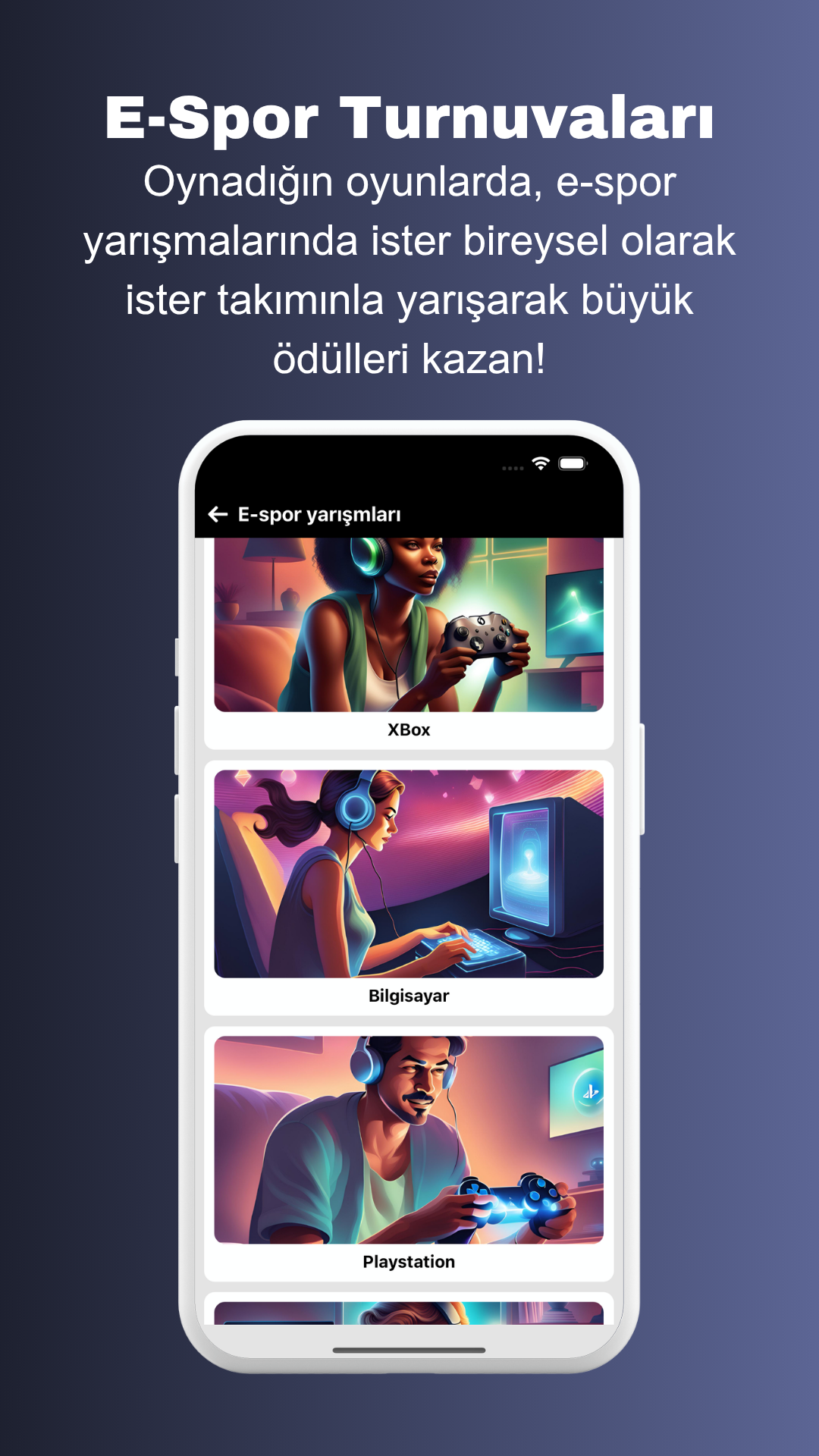 ArenaX app screenshot 4 (Turkish)