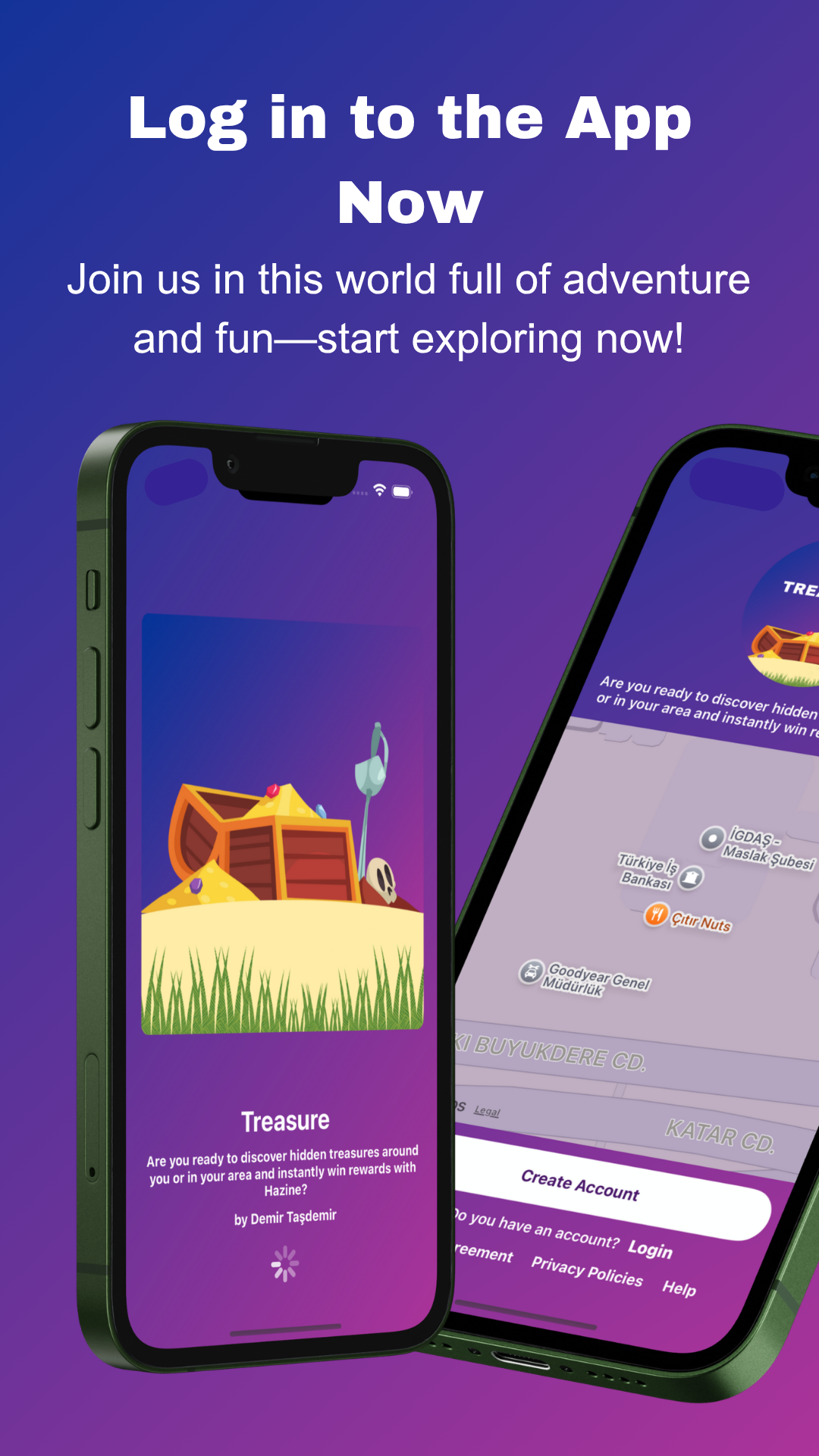 Mysterious Treasure app screenshot 2 (English)