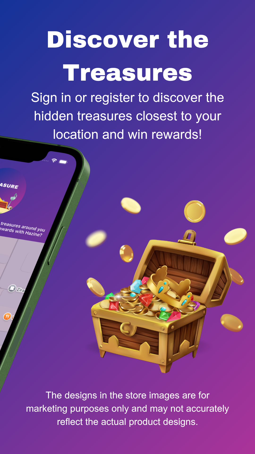 Mysterious Treasure app screenshot 3 (English)