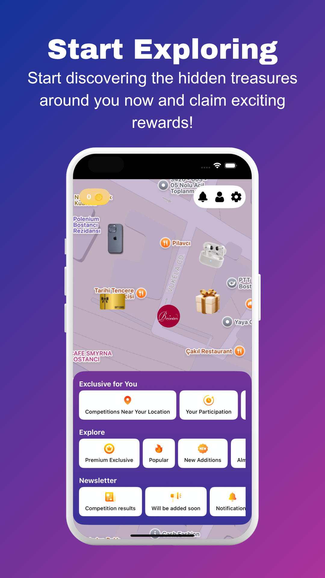 Mysterious Treasure app screenshot 4 (English)
