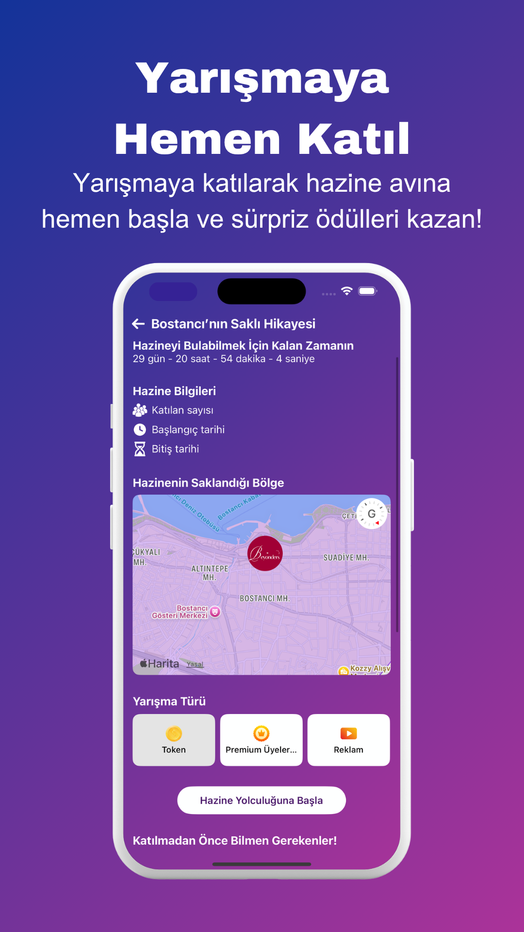 Mysterious Treasure app screenshot 5 (Turkish)