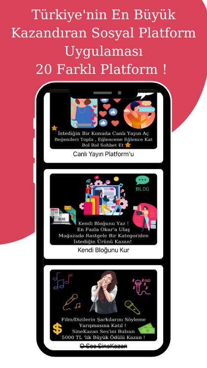 Social platforms — live streaming, blog and song contest