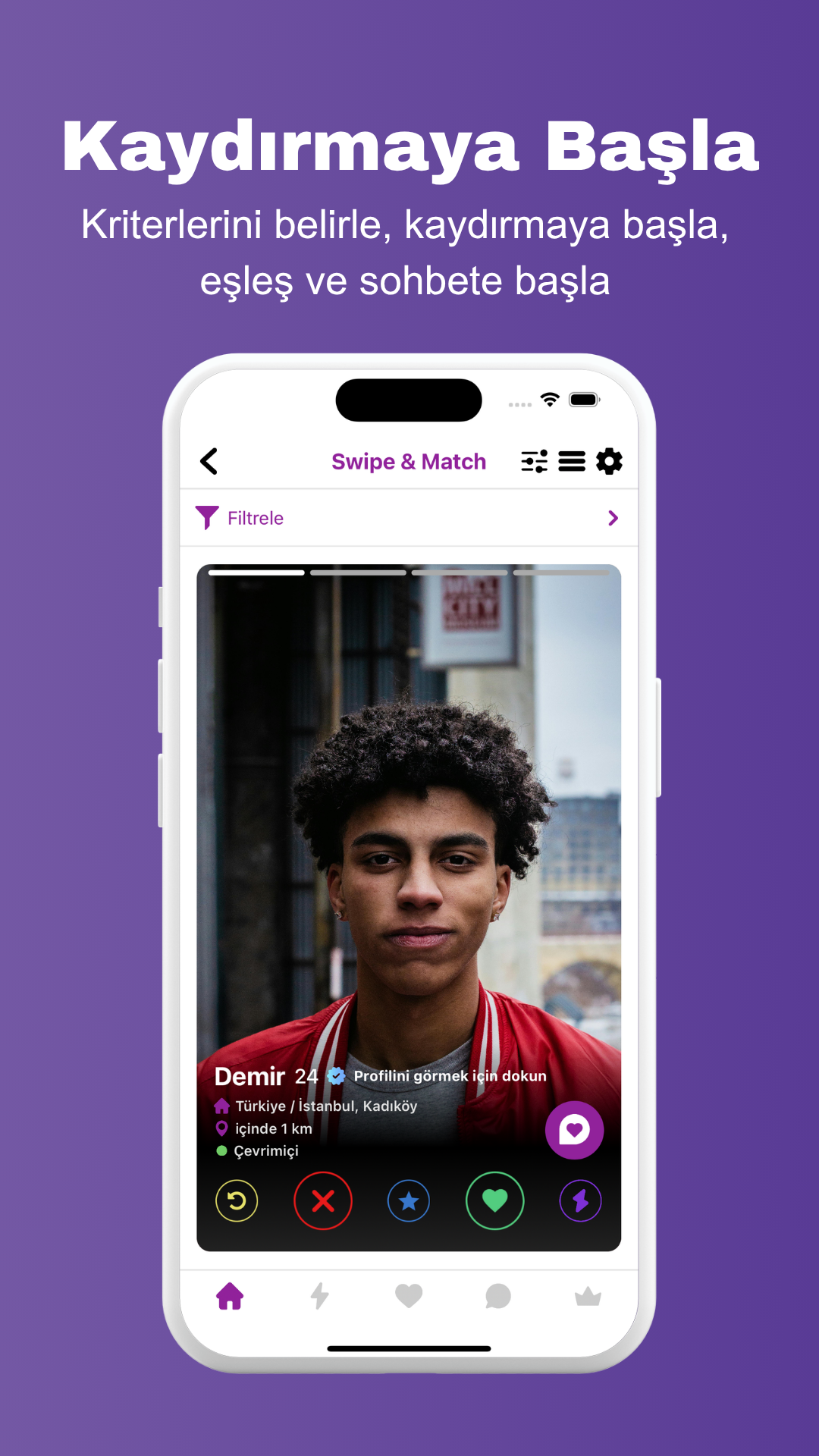 Social Connect app screenshot 10 (Turkish)