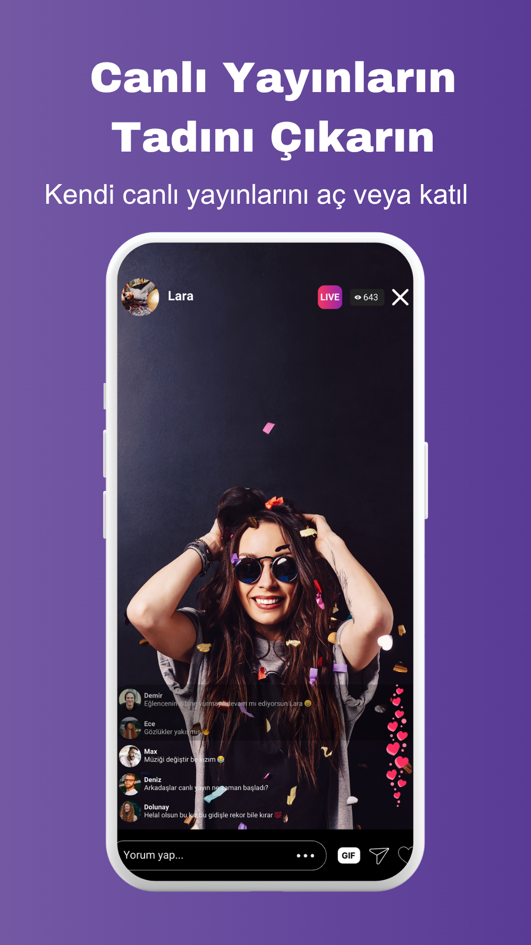 Social Connect app screenshot 4 (Turkish)