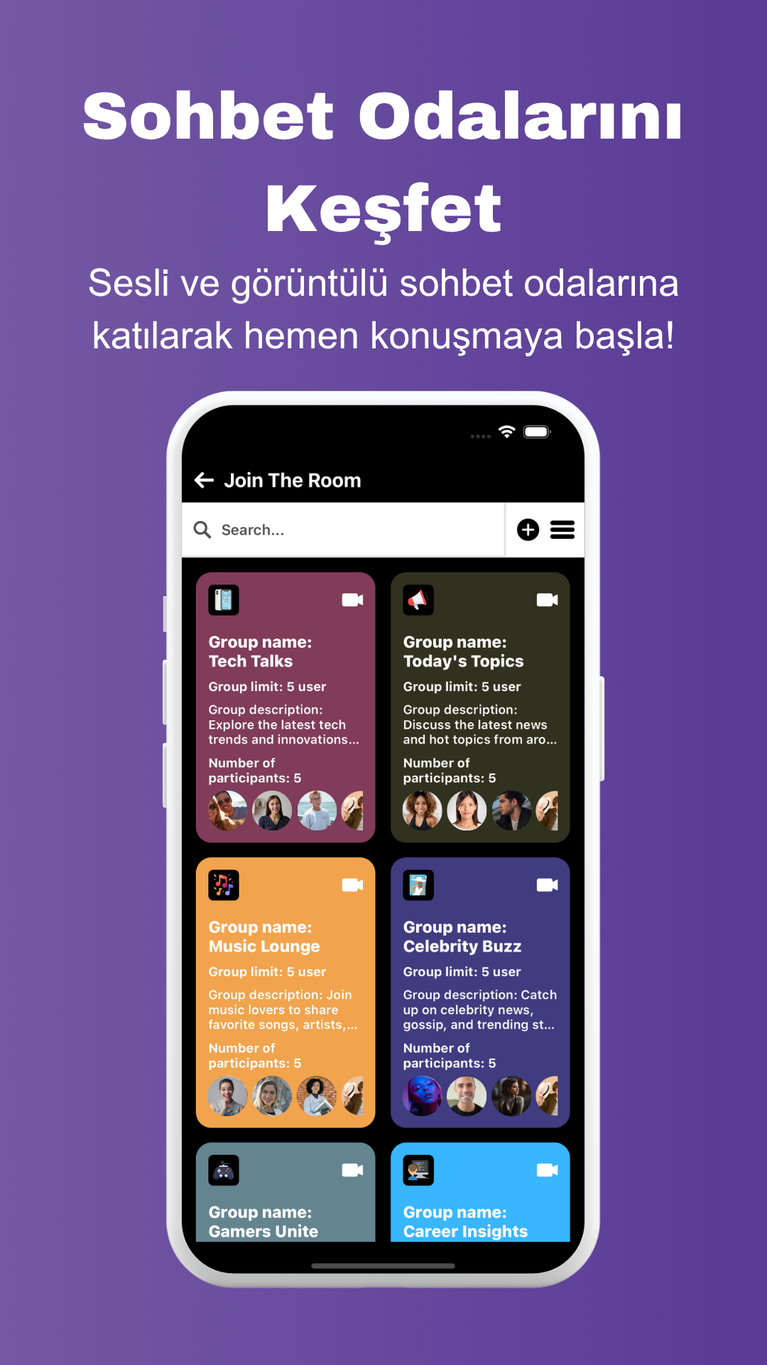 Social Connect app screenshot 6 (Turkish)