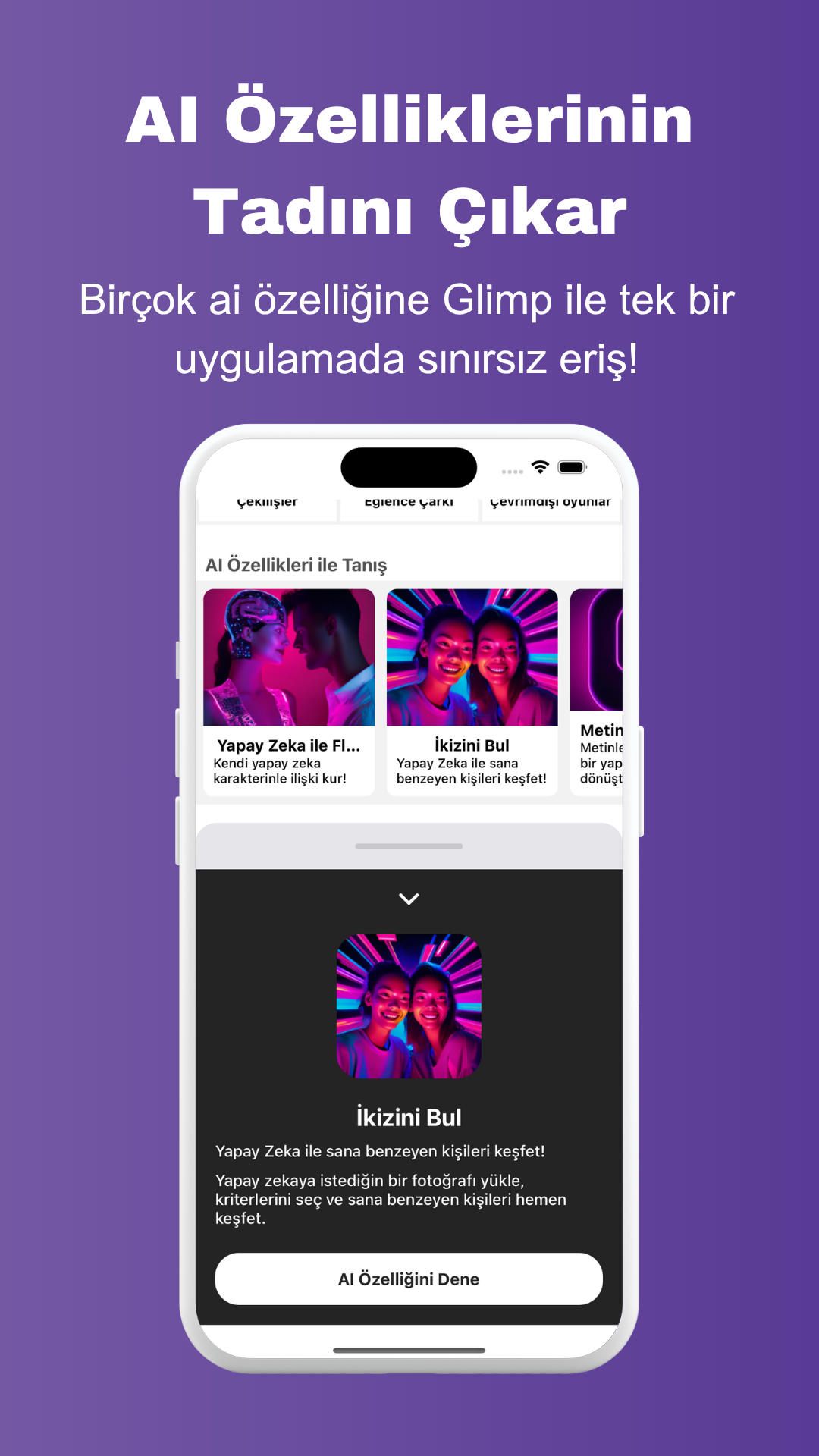 Social Connect app screenshot 9 (Turkish)