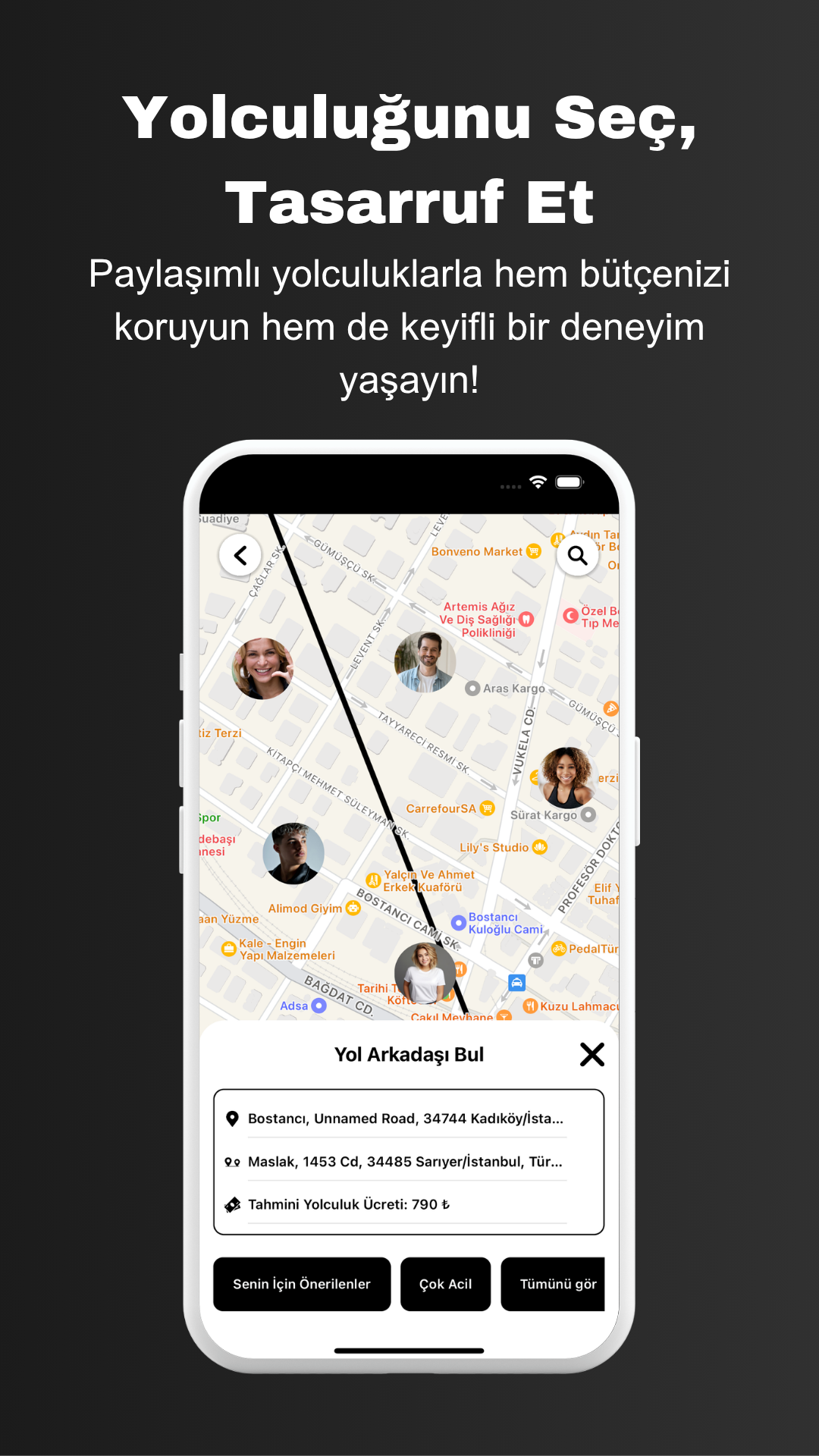 Screenshot 3 from the Yol Arkadaşım app (Turkish)