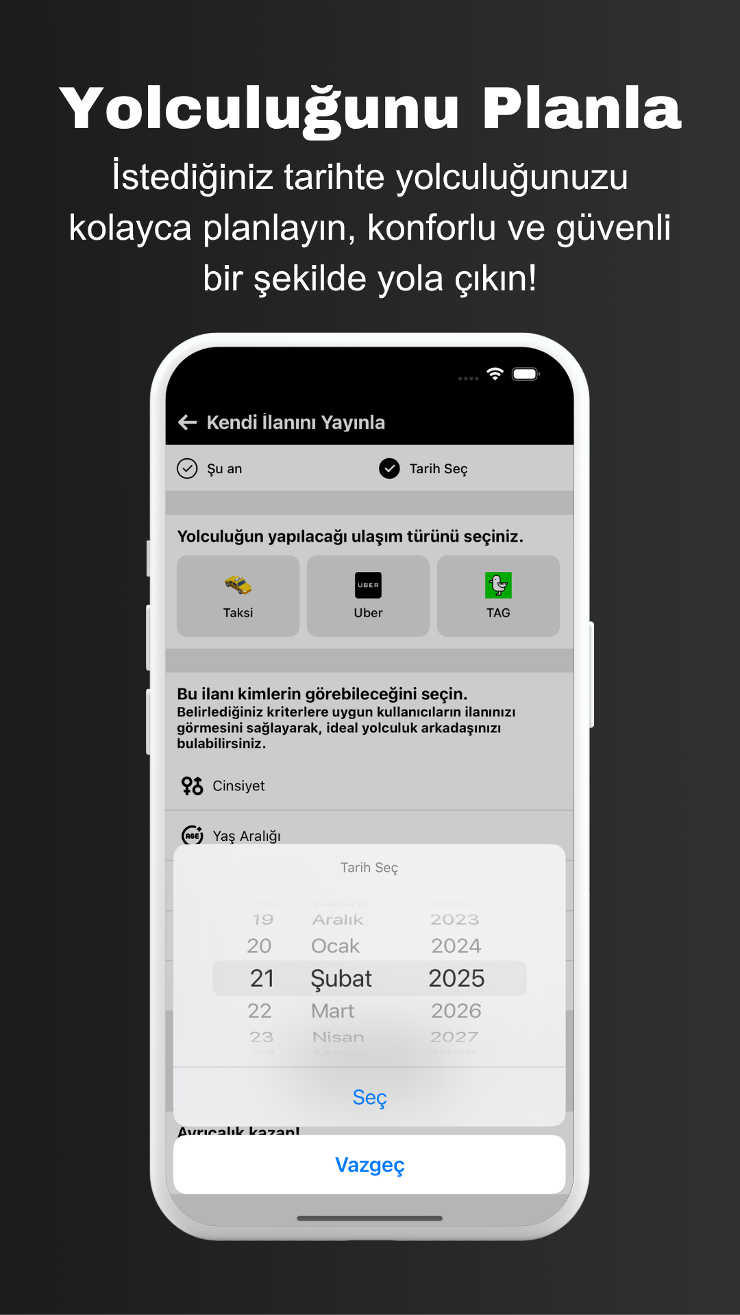 Screenshot 4 from the Yol Arkadaşım app (Turkish)