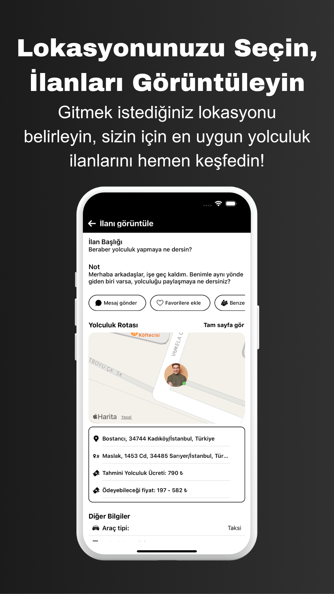 Screenshot 7 from the Yol Arkadaşım app (Turkish)